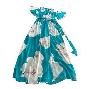 CALVIN KLEIN Chiffon maxi dress size M